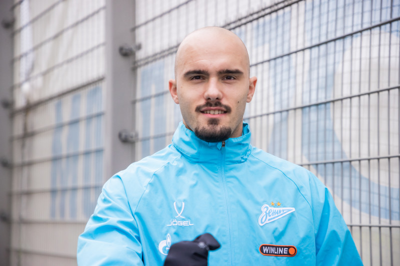 Тренировка основного состава «Зенита» перед матчем с «Крыльями Советов»