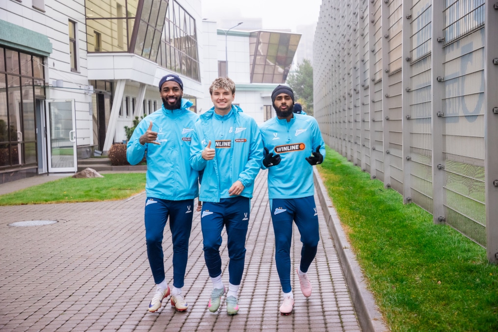 Тренировка основного состава «Зенита» перед матчем с «Крыльями Советов»