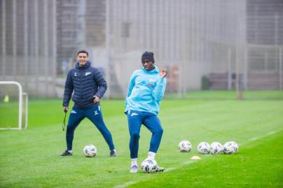 Тренировка основного состава «Зенита» перед матчем с «Крыльями Советов»