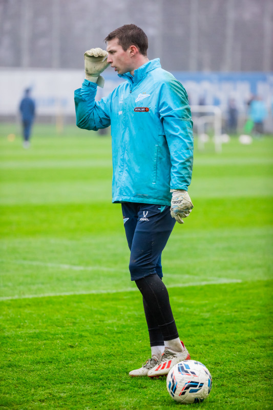 Тренировка основного состава «Зенита» перед матчем с «Крыльями Советов»