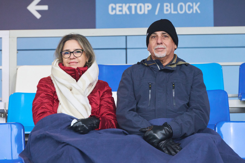 Болельщики на матче «Зенит» — ЦСКА