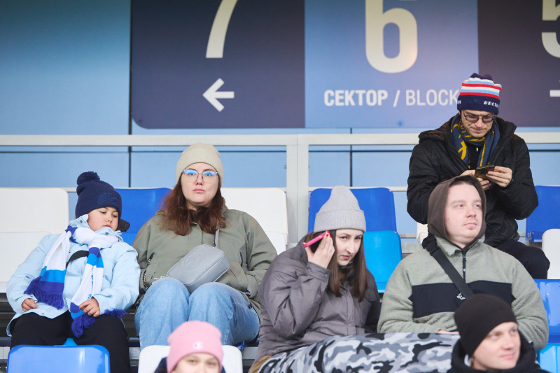 Болельщики на матче «Зенит» — ЦСКА