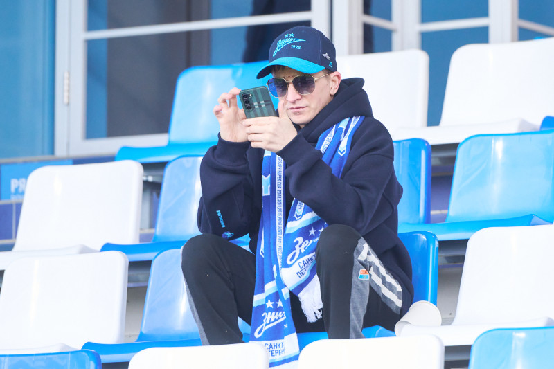 Болельщики на матче «Зенит» — ЦСКА