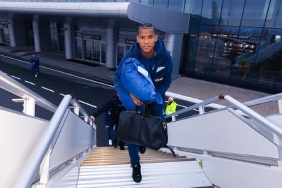 Вылет команды на матч с ФК «Крылья Советов»