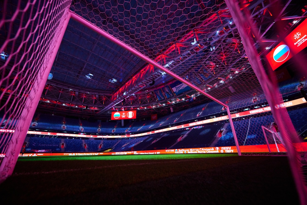 «Газпром Арена» перед матчем сборных России и Перу