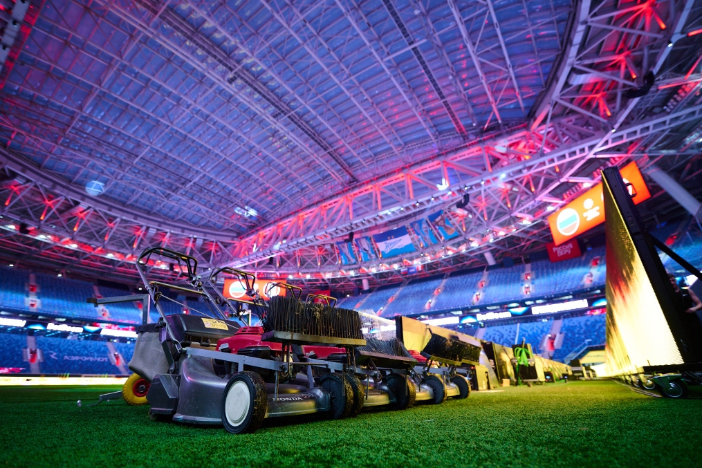 «Газпром Арена» перед матчем сборных России и Перу