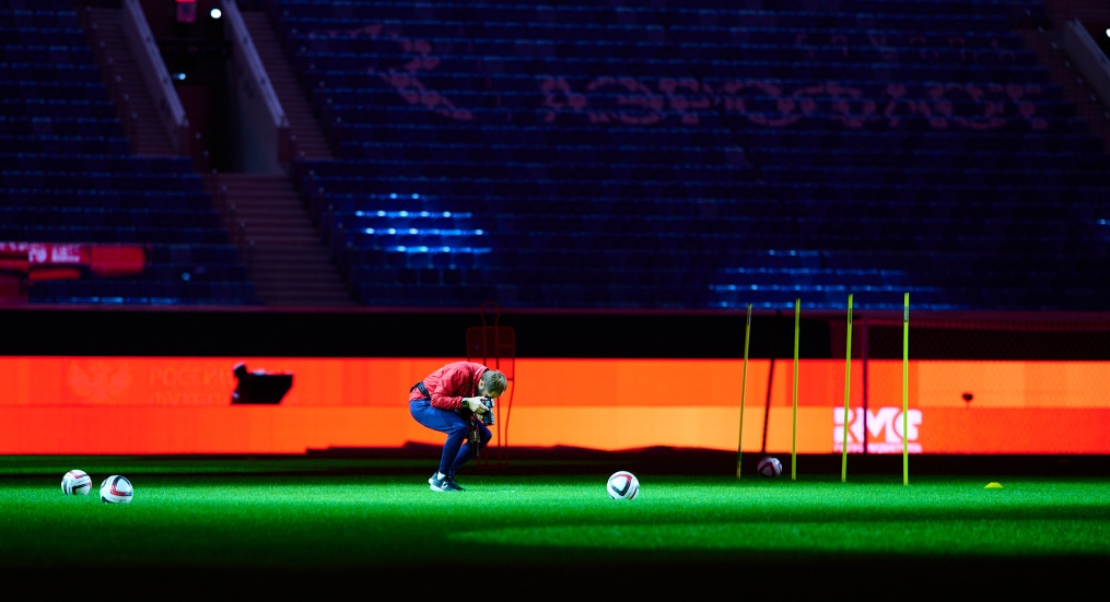 «Газпром Арена» перед матчем сборных России и Перу