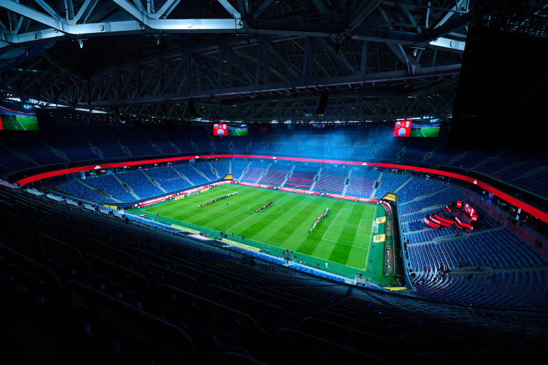 «Газпром Арена» перед матчем сборных России и Перу