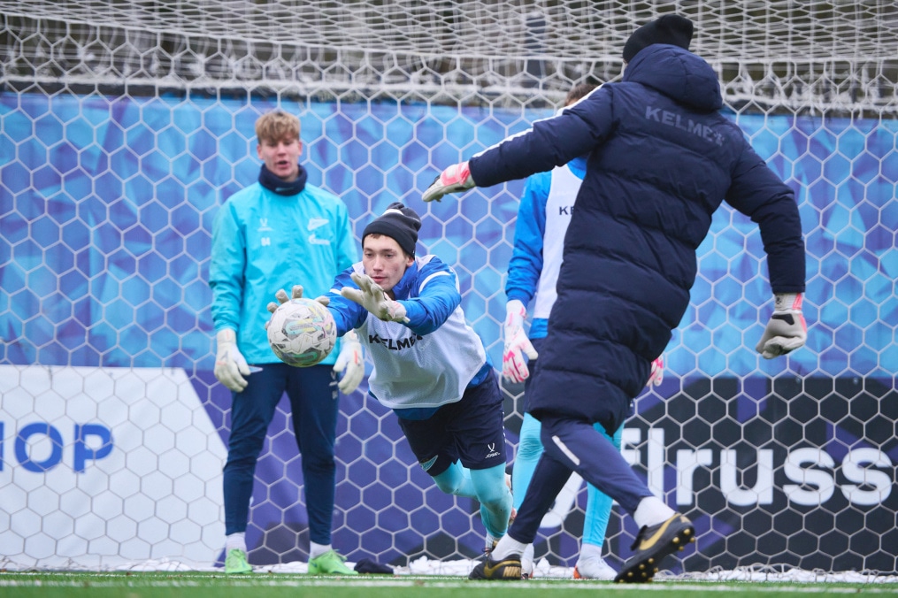 Тренировка «Зенита»-м перед матчем с «Локомотивом»-м