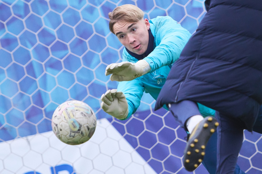 Тренировка «Зенита»-м перед матчем с «Локомотивом»-м