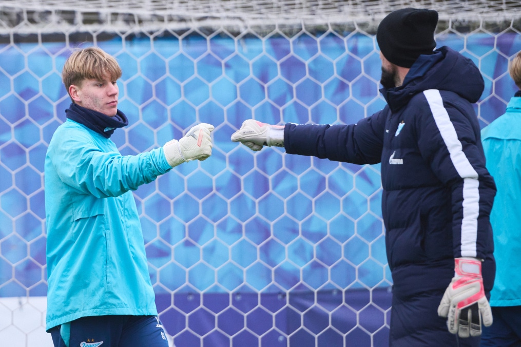 Тренировка «Зенита»-м перед матчем с «Локомотивом»-м