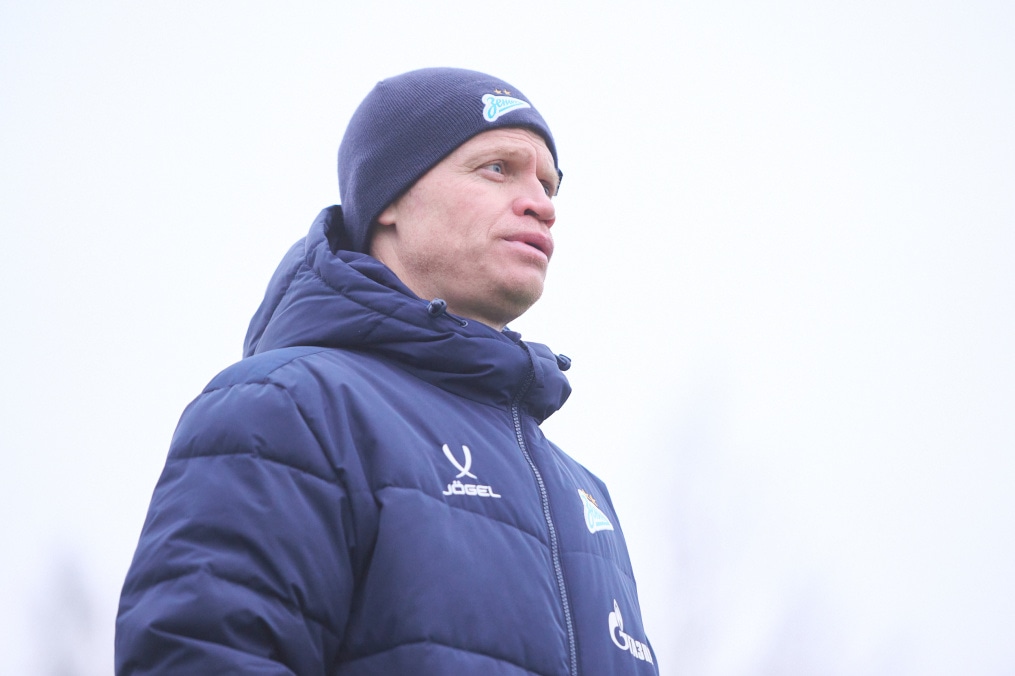 Тренировка «Зенита»-м перед матчем с «Локомотивом»-м