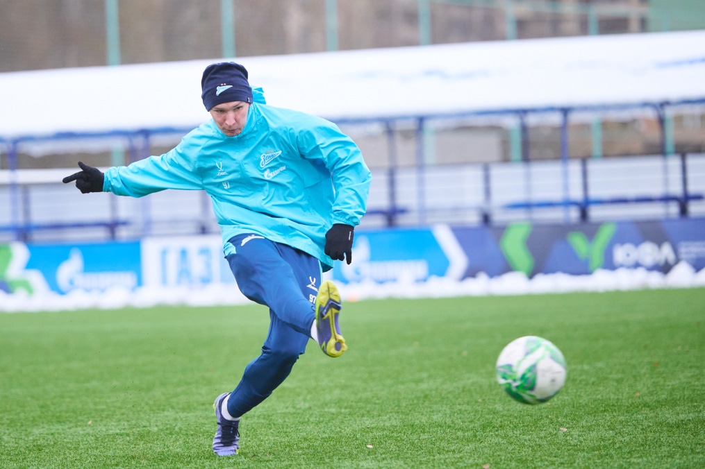 Тренировка «Зенита»-м перед матчем с «Локомотивом»-м