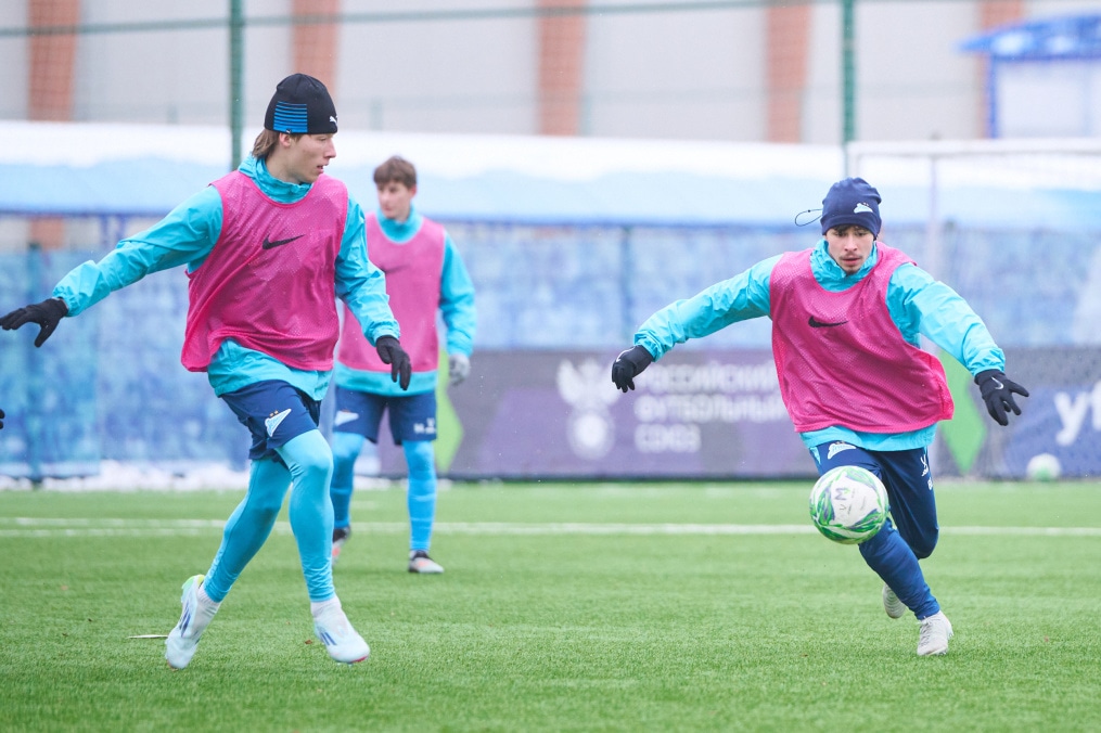 Тренировка «Зенита»-м перед матчем с «Локомотивом»-м