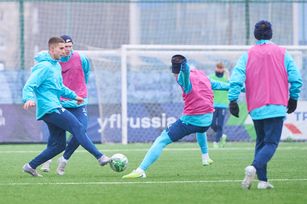 Тренировка «Зенита»-м перед матчем с «Локомотивом»-м