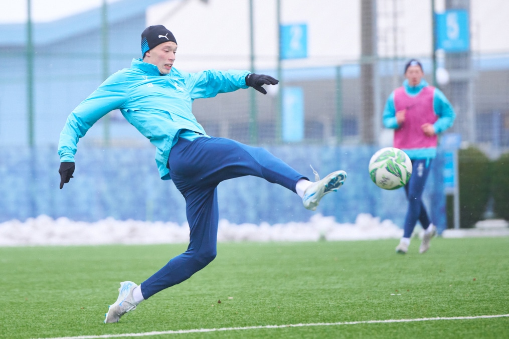 Тренировка «Зенита»-м перед матчем с «Локомотивом»-м