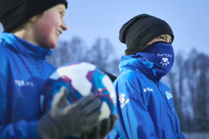 Совместная тренировка Анастасии Поздеевой и Вероники Куропаткиной с командой U-13