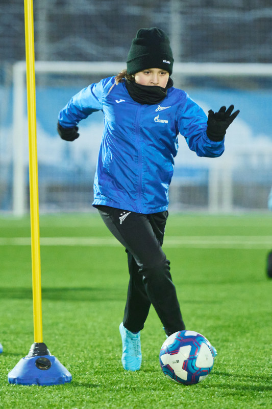 Совместная тренировка Анастасии Поздеевой и Вероники Куропаткиной с командой U-13