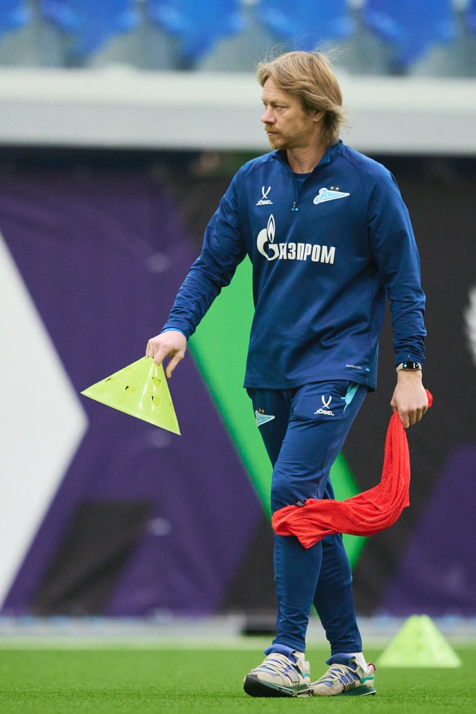 Тренировка «Зенита»-2 в Новом манеже