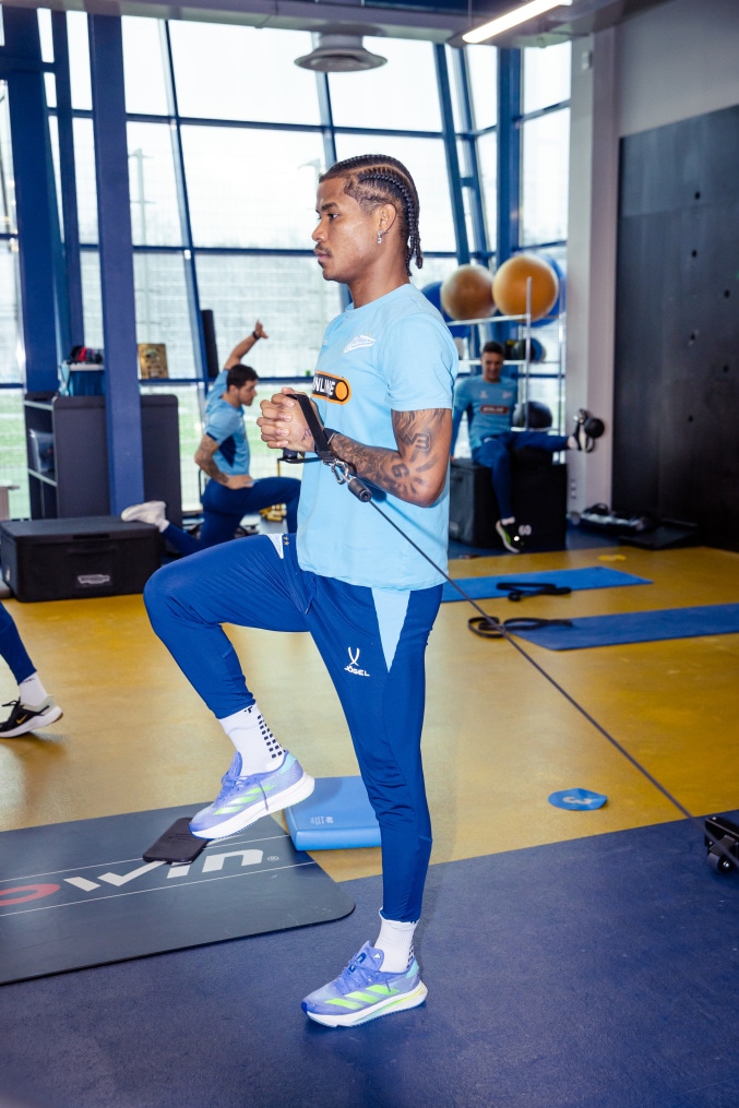 Тренировка «Зенита» перед матчем с «Пари НН»