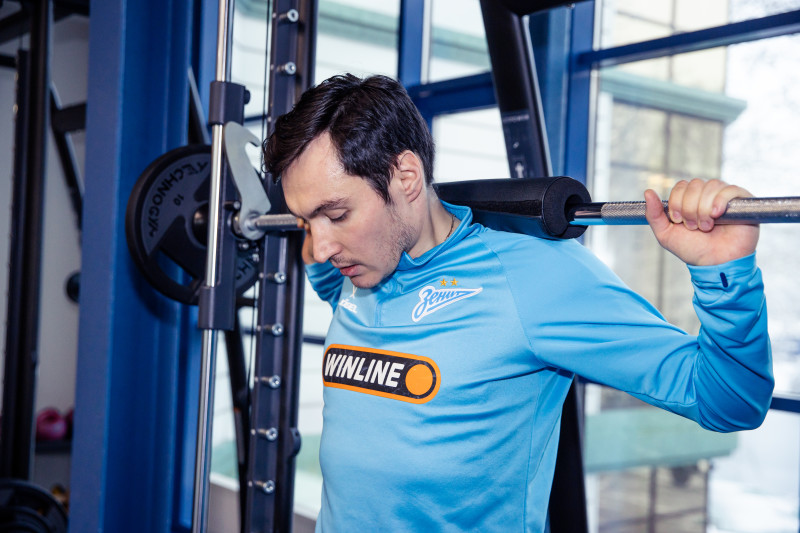 Тренировка «Зенита» перед матчем с «Пари НН»