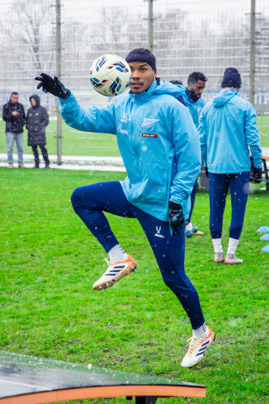 Тренировка «Зенита» перед матчем с «Пари НН»