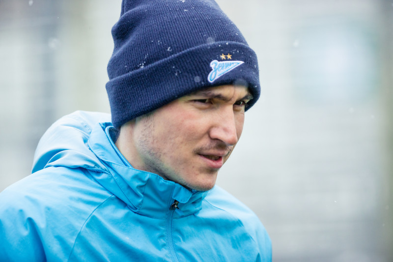 Тренировка «Зенита» перед матчем с «Пари НН»