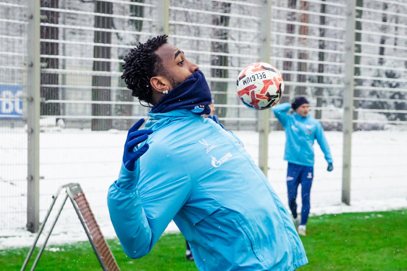 Тренировка «Зенита» перед матчем с «Пари НН»
