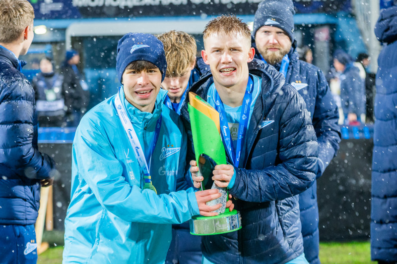 Торжественная церемония награждения команды «Зенит»-м по итогам сезона 2025