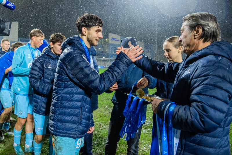 Торжественная церемония награждения команды «Зенит»-м по итогам сезона 2025