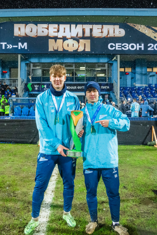 Торжественная церемония награждения команды «Зенит»-м по итогам сезона 2025