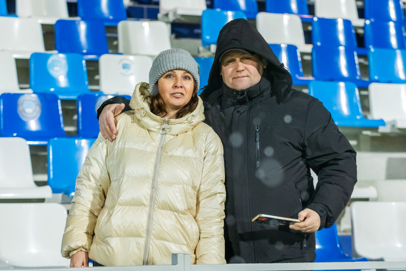 Болельщики на матче «Зенит»-м — «Локомотив»-м