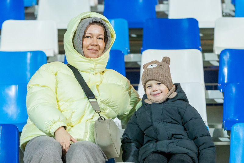 Болельщики на матче «Зенит»-м — «Локомотив»-м