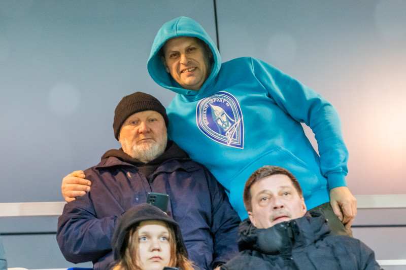 Болельщики на матче «Зенит»-м — «Локомотив»-м