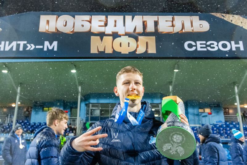 Торжественная церемония награждения команды «Зенит»-м по итогам сезона 2025