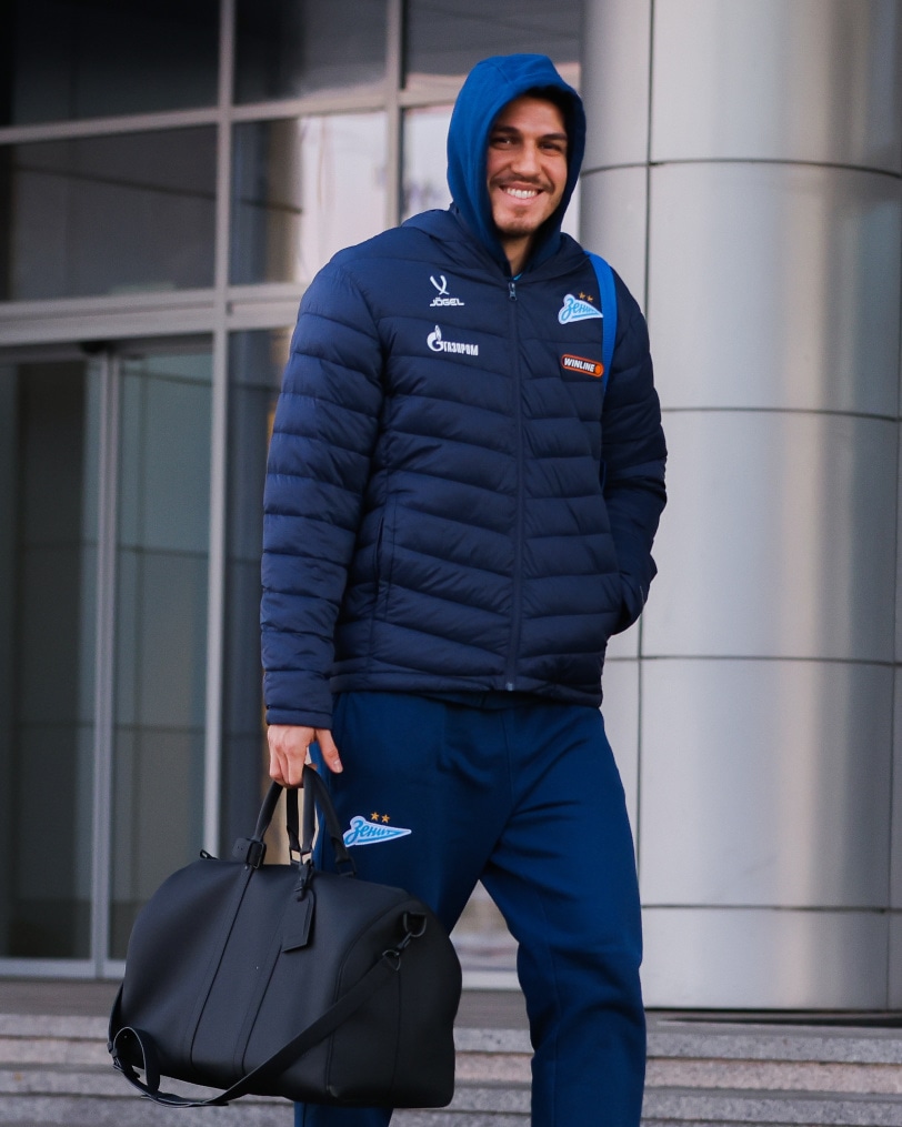 Вылет команды на матч с ФК «Пари НН»