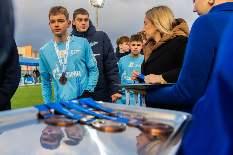 Награждение «Зенита» U-17 по итогам сезона 2025 ЮФЛ-2