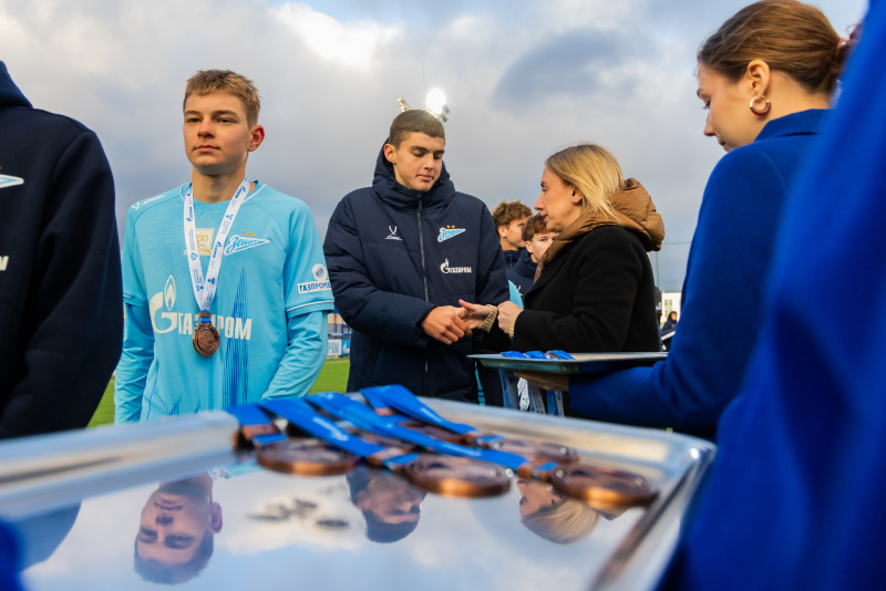Награждение «Зенита» U-17 по итогам сезона 2025 ЮФЛ-2