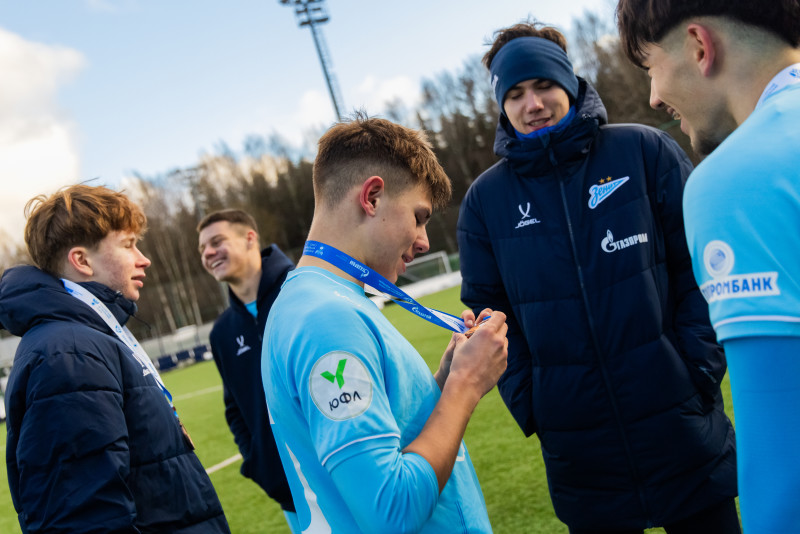 Награждение «Зенита» U-17 по итогам сезона 2025 ЮФЛ-2