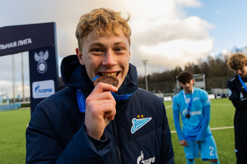Награждение «Зенита» U-17 по итогам сезона 2025 ЮФЛ-2