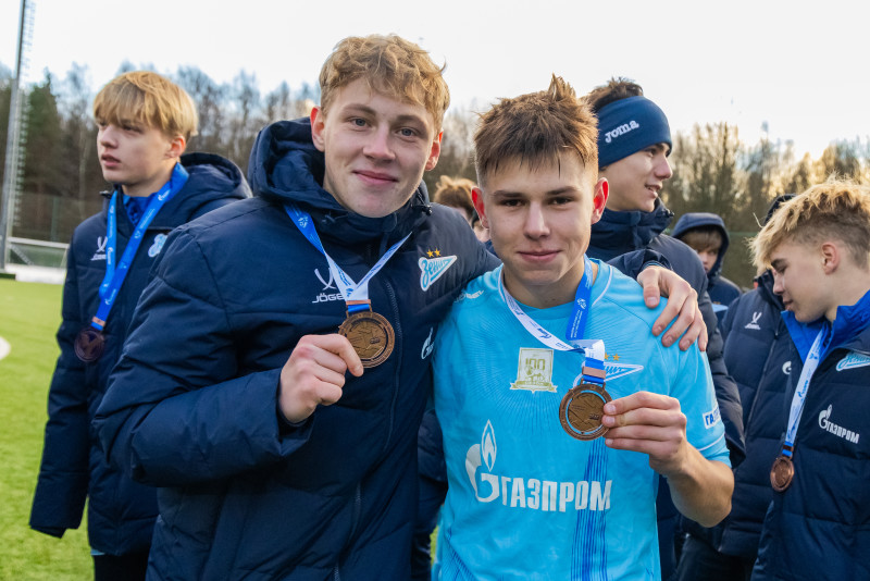 Награждение «Зенита» U-17 по итогам сезона 2025 ЮФЛ-2
