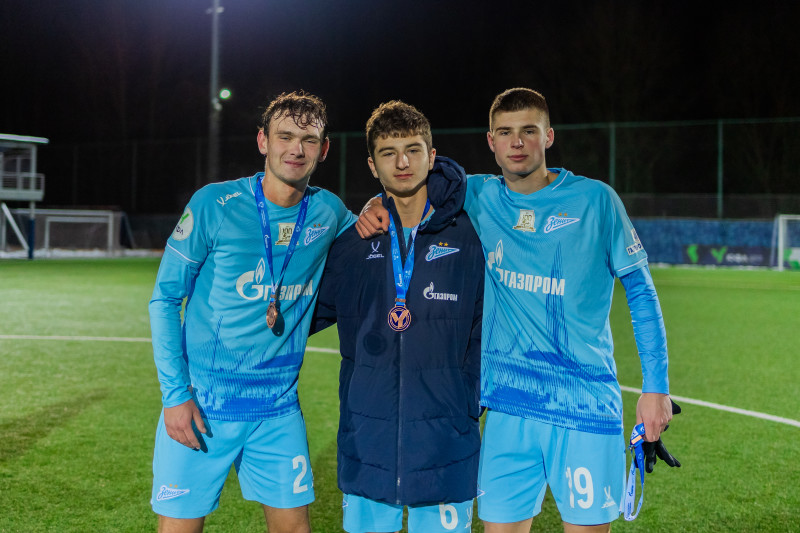 Награждение «Зенита» U-18 по итогам сезона 2025 ЮФЛ-1