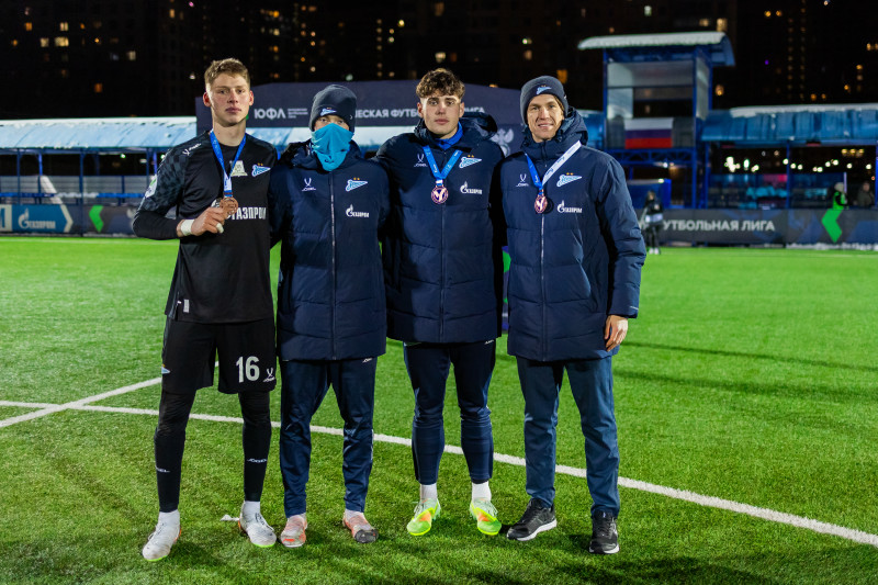 Награждение «Зенита» U-18 по итогам сезона 2025 ЮФЛ-1