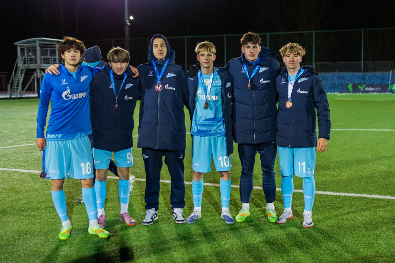 Награждение «Зенита» U-18 по итогам сезона 2025 ЮФЛ-1