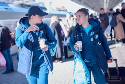 Выезд женской команды в Москву на матч с «Динамо»