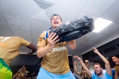 Чемпионская раздевалка «Зенита»