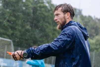 Тренировка женской молодежной команды перед матчем с «Чертаново»-м