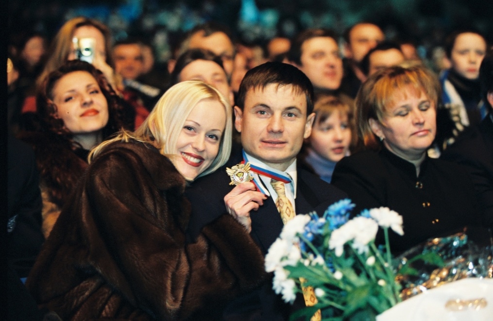 2001 год. Награждение команды  «Зенит».