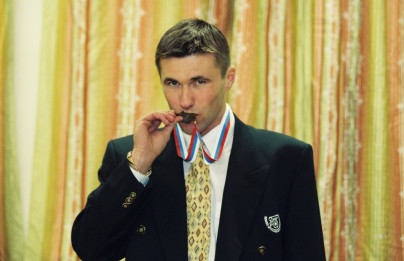 2001 год. Награждение команды  «Зенит».