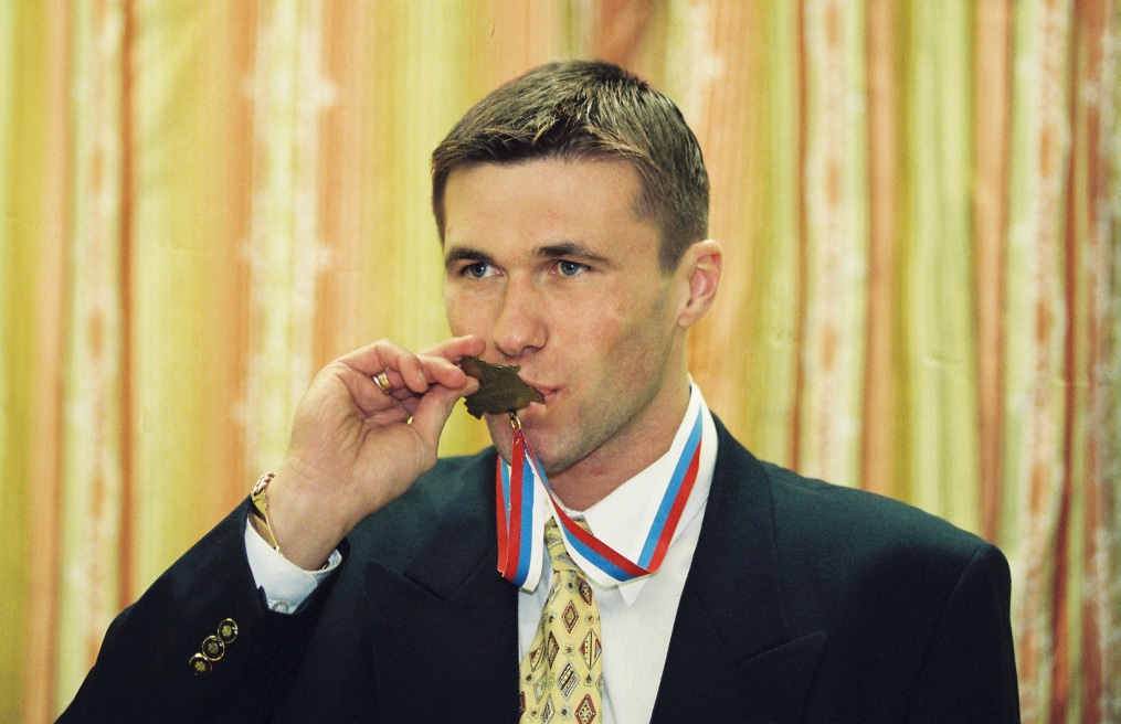 2001 год. Награждение команды  «Зенит».